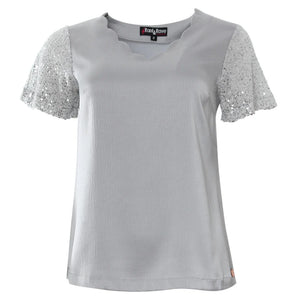 Rant & Rave Clara Top Silver