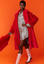 Load image into Gallery viewer, Faux Fur Red