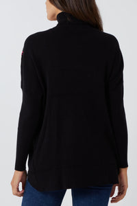 Dog Tooth Jumper - Isabella Paige’s Boutique 